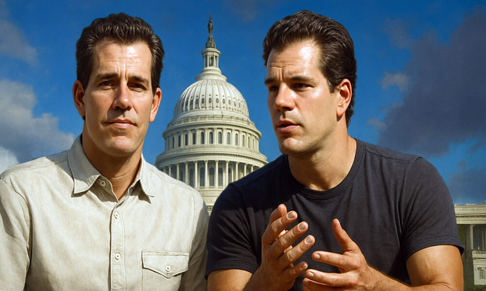 Winklevoss twins donate $21M to new crypto PAC targeting 2026 midterms