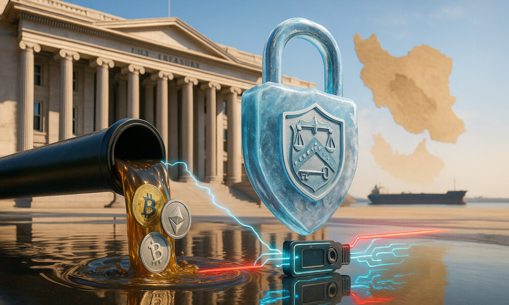 US sanctions say Iran’s oil for crypto web pushed $100M through 2023 to 2025