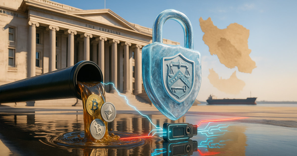 US sanctions say Iran’s oil for crypto web pushed $100M through 2023 to 2025